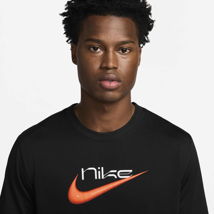 Nike Men's Dri-FIT Basketball T-Shirt Black Nike Men's Dri-FIT Basketball T-Shirt Black image number 2