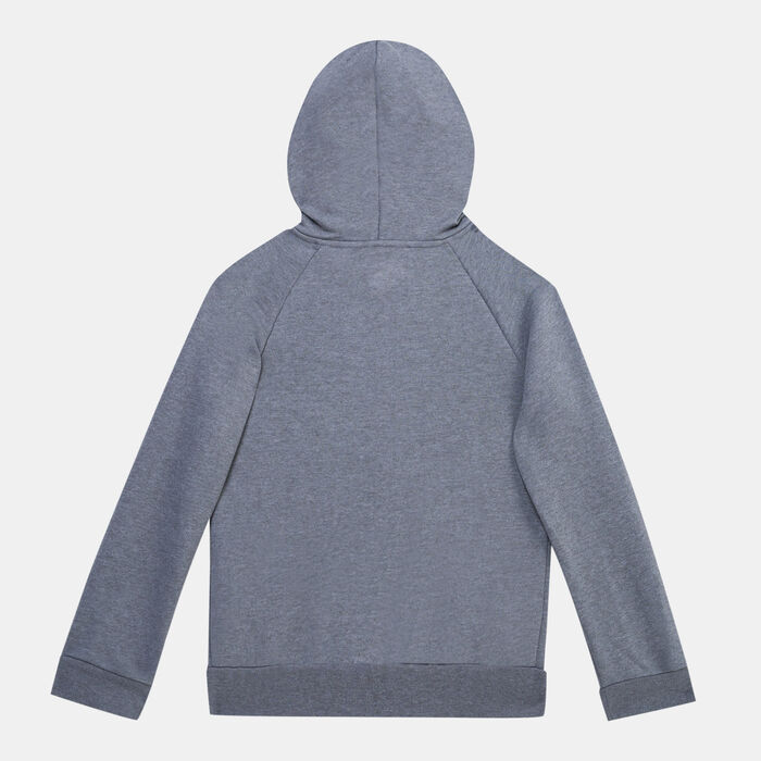 Under Armour Kids' Rival Fleece Training Hoodie Grey Under Armour Kids' Rival Fleece Training Hoodie Grey image number 1