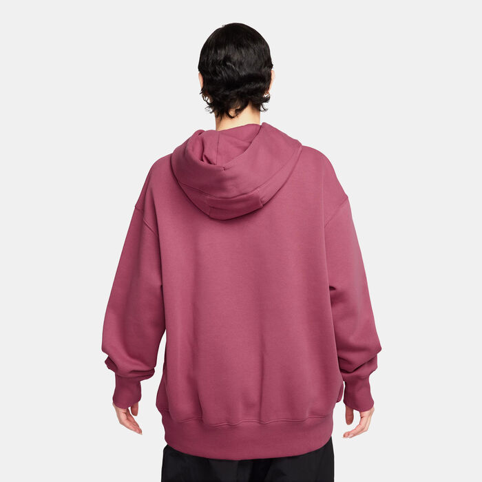 Nike Women's Sportswear Phoenix Fleece Hoodie Red Nike Women's Sportswear Phoenix Fleece Hoodie Red image number 1