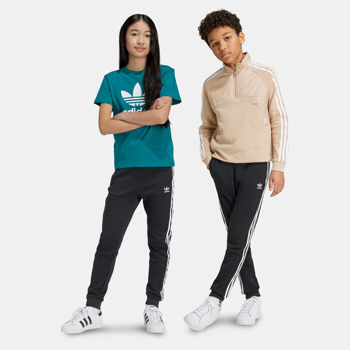 adidas Originals Kids' Trefoil Pants Black adidas Originals Kids' Trefoil Pants Black image number 0