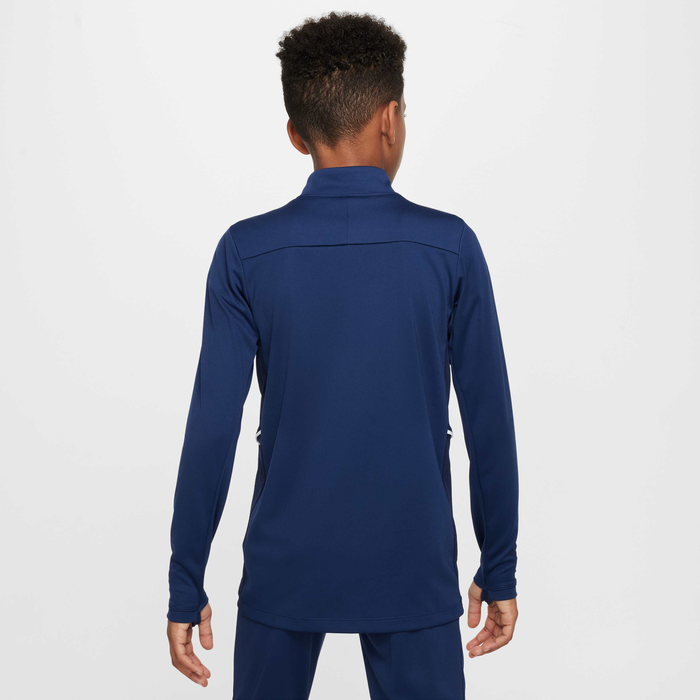 Nike Kids' Academy 1/4-Zip Football Drill Top Blue image number 1
