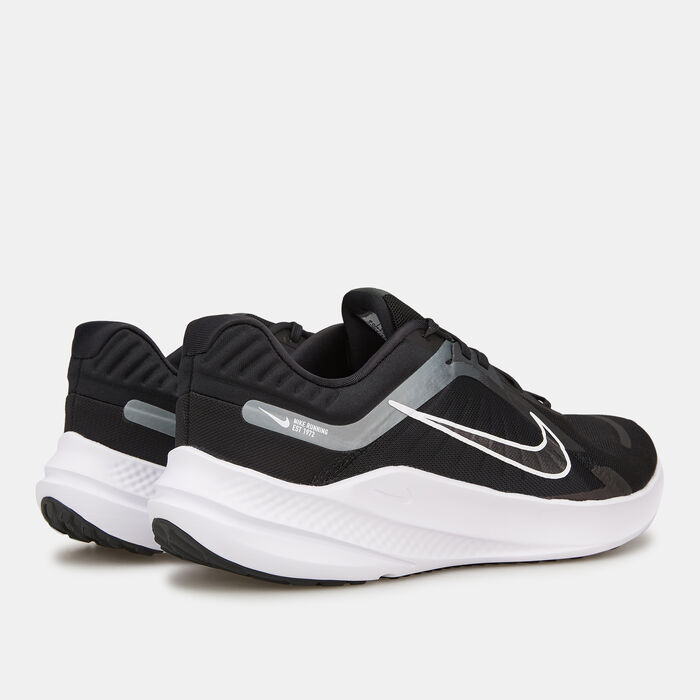 Nike Men's Quest 5 Road Running Shoe Black image number 2