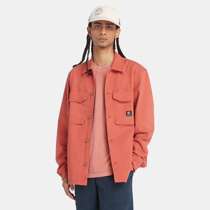 Timberland Men's Washed Shirt Red Timberland Men's Washed Shirt Red image number 0