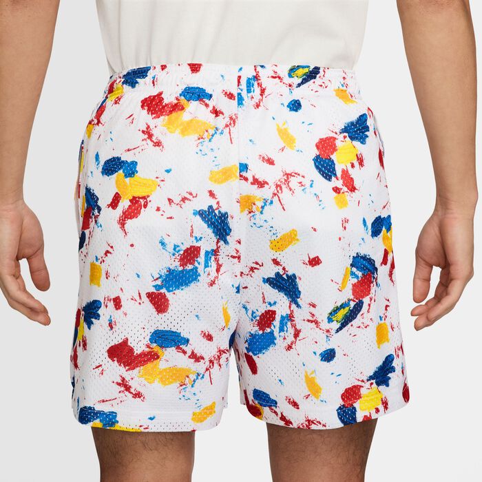 Nike Men's Dri-FIT Mesh Training Basketball Shorts White Nike Men's Dri-FIT Mesh Training Basketball Shorts White image number 2