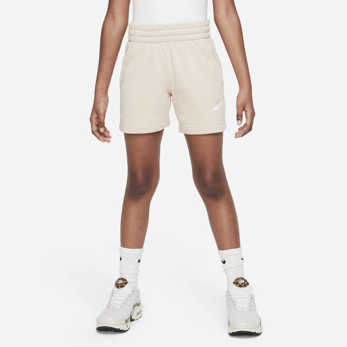 Nike Kids' Sportswear Club Fleece Shorts Beige image number 0