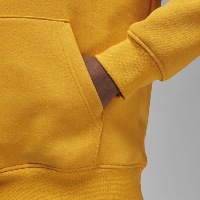 Jordan Men's Brooklyn Fleece Printed Pullover Hoodie Orange Jordan Men's Brooklyn Fleece Printed Pullover Hoodie Orange image number 4