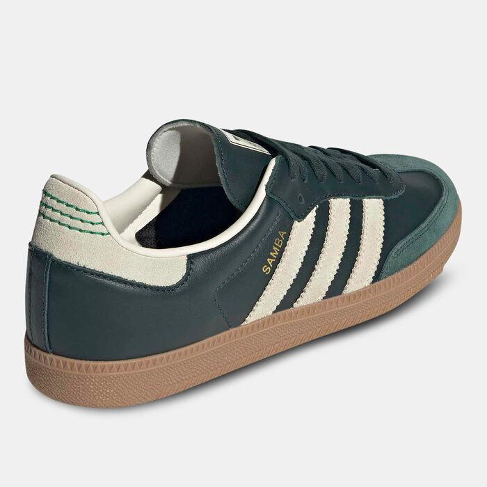 adidas Originals Men's Samba OG Shoes Green adidas Originals Men's Samba OG Shoes Green image number 5