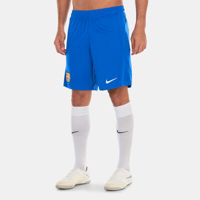 Nike Men's Dri-FIT F.C. Barcelona Stadium Away Football Shorts - 2023/24 Blue Nike Men's Dri-FIT F.C. Barcelona Stadium Away Football Shorts - 2023/24 Blue