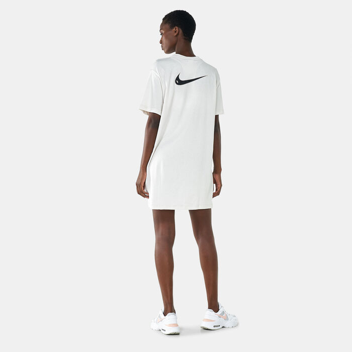 Nike Women's Sportswear Swoosh Dress White image number 1