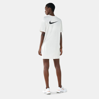 Nike Women's Sportswear Swoosh Dress White Nike Women's Sportswear Swoosh Dress White