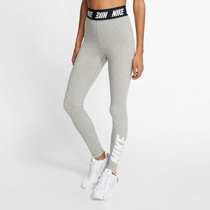 Nike Women's Sportswear Club Leggings Grey Nike Women's Sportswear Club Leggings Grey image number 1
