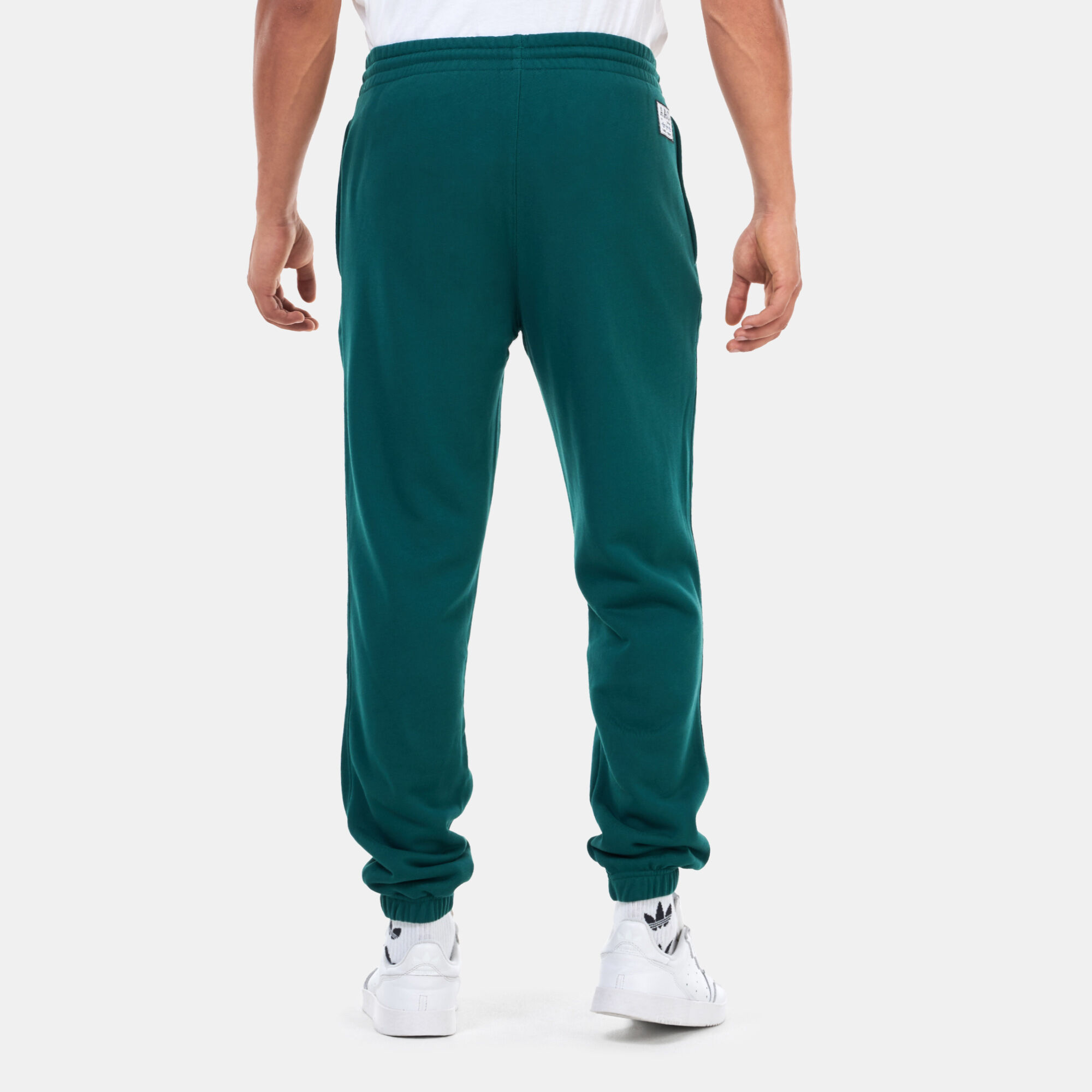 Adidas green joggers mens deals
