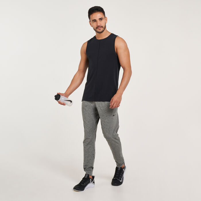 Nike Men's Dri-FIT Yoga Tank Top Black Nike Men's Dri-FIT Yoga Tank Top Black image number 2