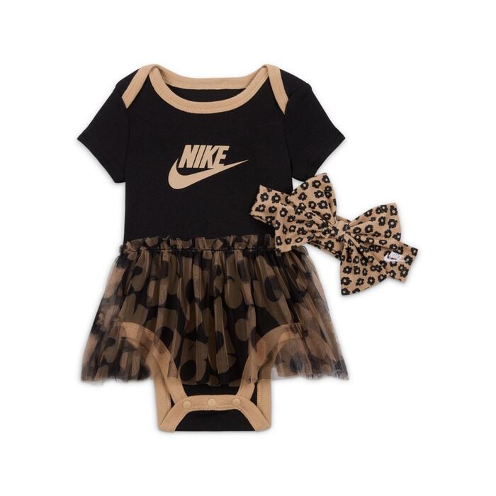 Nike Kids' Your Move 2-Piece Tutu Bodysuit and Headband Black Nike Kids' Your Move 2-Piece Tutu Bodysuit and Headband Black image number 0