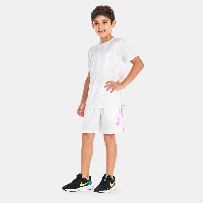 Nike Kids' Multi Dri-FIT Graphic Training Shorts White image number 2