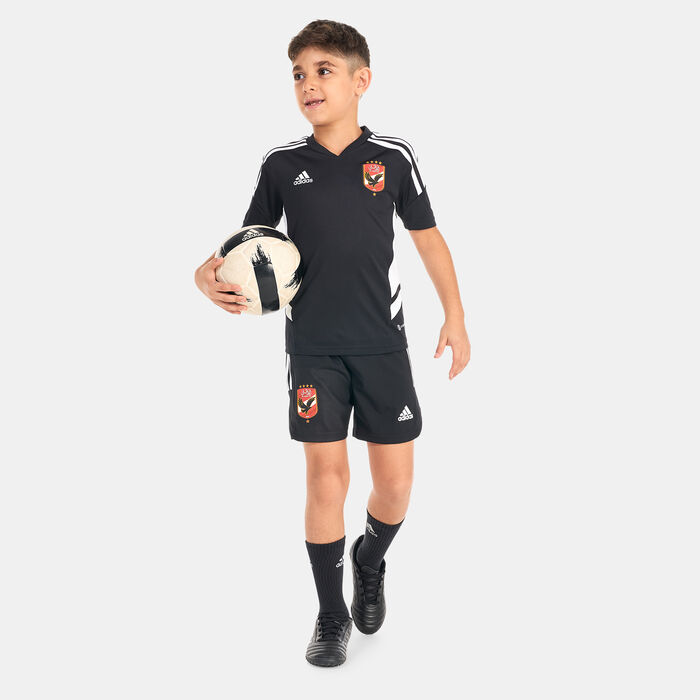 adidas Kids' Al Ahly Away Jersey Black adidas Kids' Al Ahly Away Jersey Black image number 2