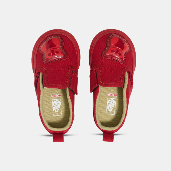Vans Kids' Haribo Classic Slip-On Shoes Red image number 4