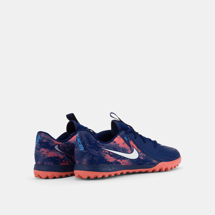 Nike Kids' Phantom GX 2 Academy Football Shoes Blue Nike Kids' Phantom GX 2 Academy Football Shoes Blue image number 2