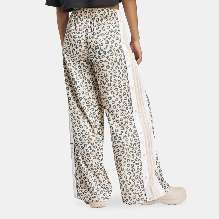 adidas Originals Women's Leopard Luxe Adibreak Wide Leg Track Pants Beige adidas Originals Women's Leopard Luxe Adibreak Wide Leg Track Pants Beige image number 1