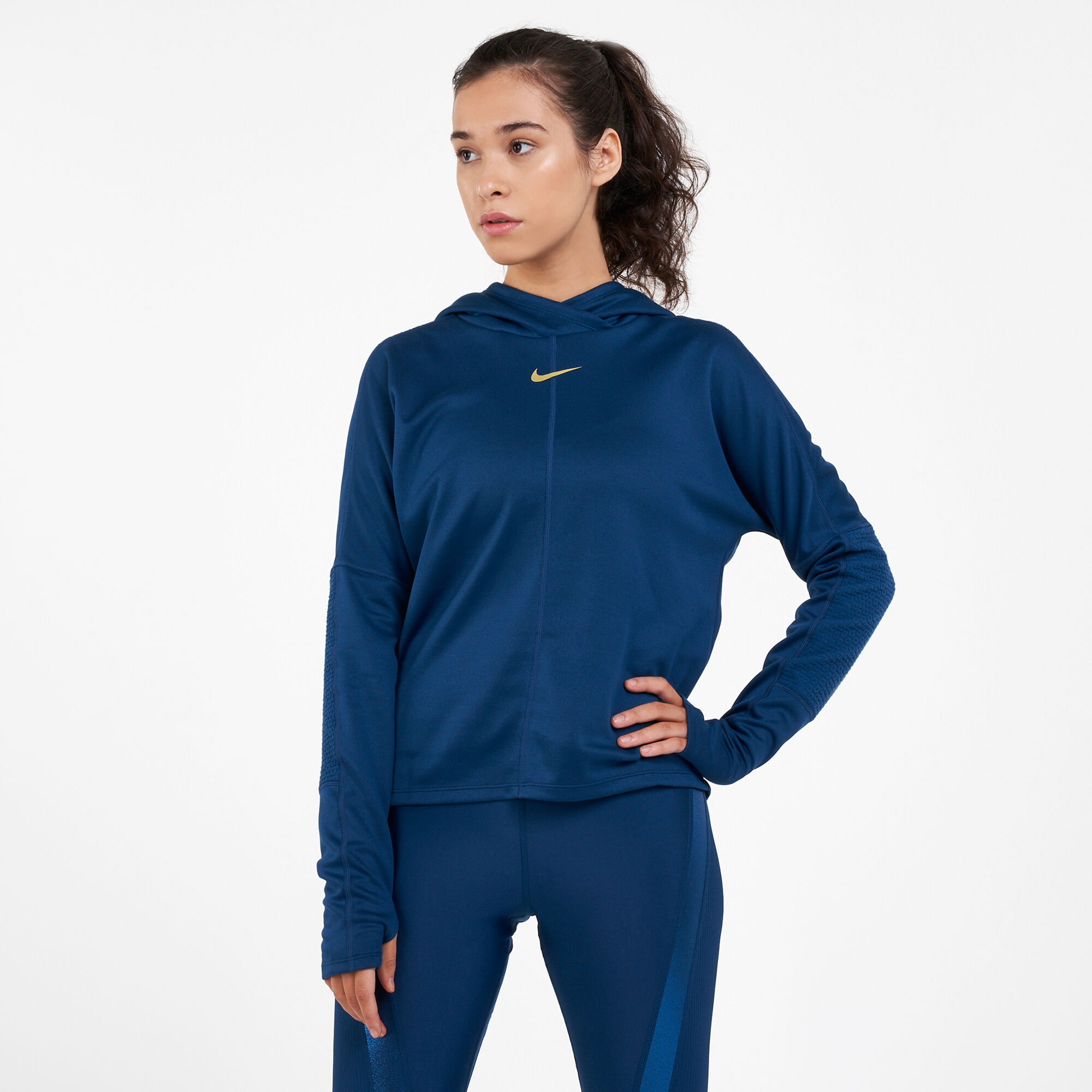 Nike running icon top clash hoodie