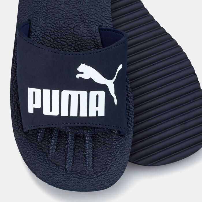 PUMA Men's Purecat Slides Blue PUMA Men's Purecat Slides Blue image number 2