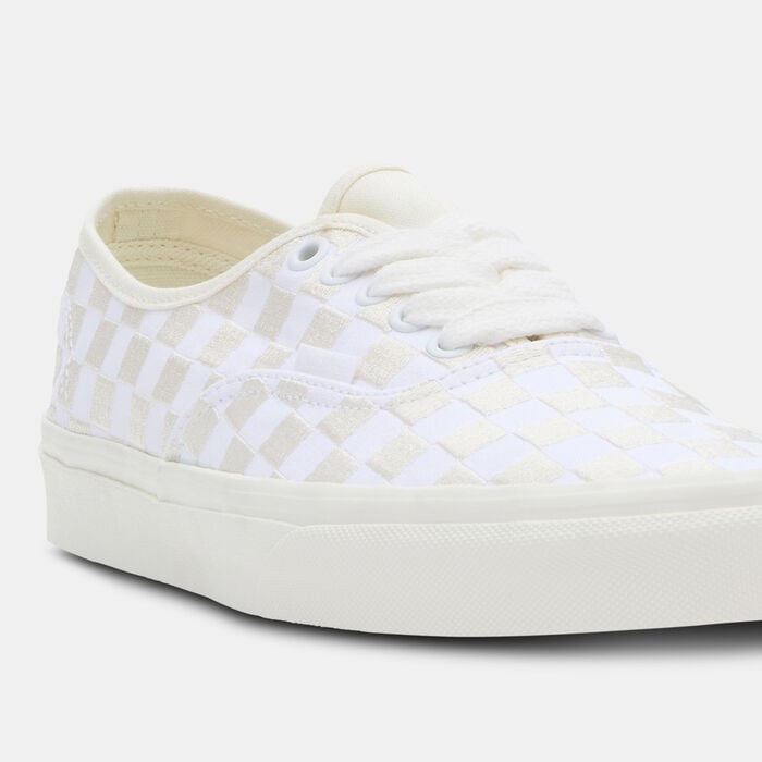 Vans Authentic Embroidered Checkerboard Unisex Shoes White Vans Authentic Embroidered Checkerboard Unisex Shoes White image number 5