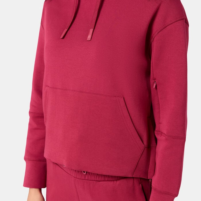 Sun and Sand Sports Women's Boxy Hoodie Red Sun and Sand Sports Women's Boxy Hoodie Red image number 3