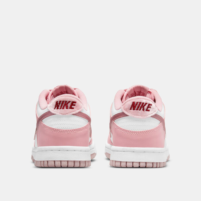 Nike Kids' Dunk Low Shoes Pink Nike Kids' Dunk Low Shoes Pink image number 6