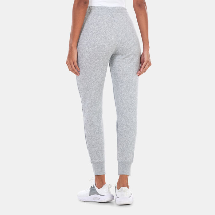 Under Armour Women's UA Rival Fleece Joggers Grey Under Armour Women's UA Rival Fleece Joggers Grey image number 1