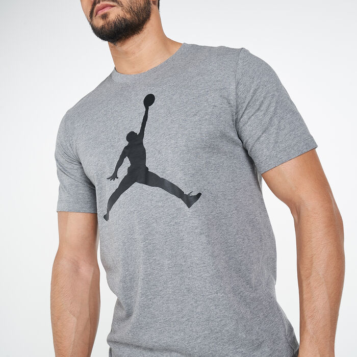 Jordan Men's Jumpman Crew T-Shirt Grey Jordan Men's Jumpman Crew T-Shirt Grey image number 3