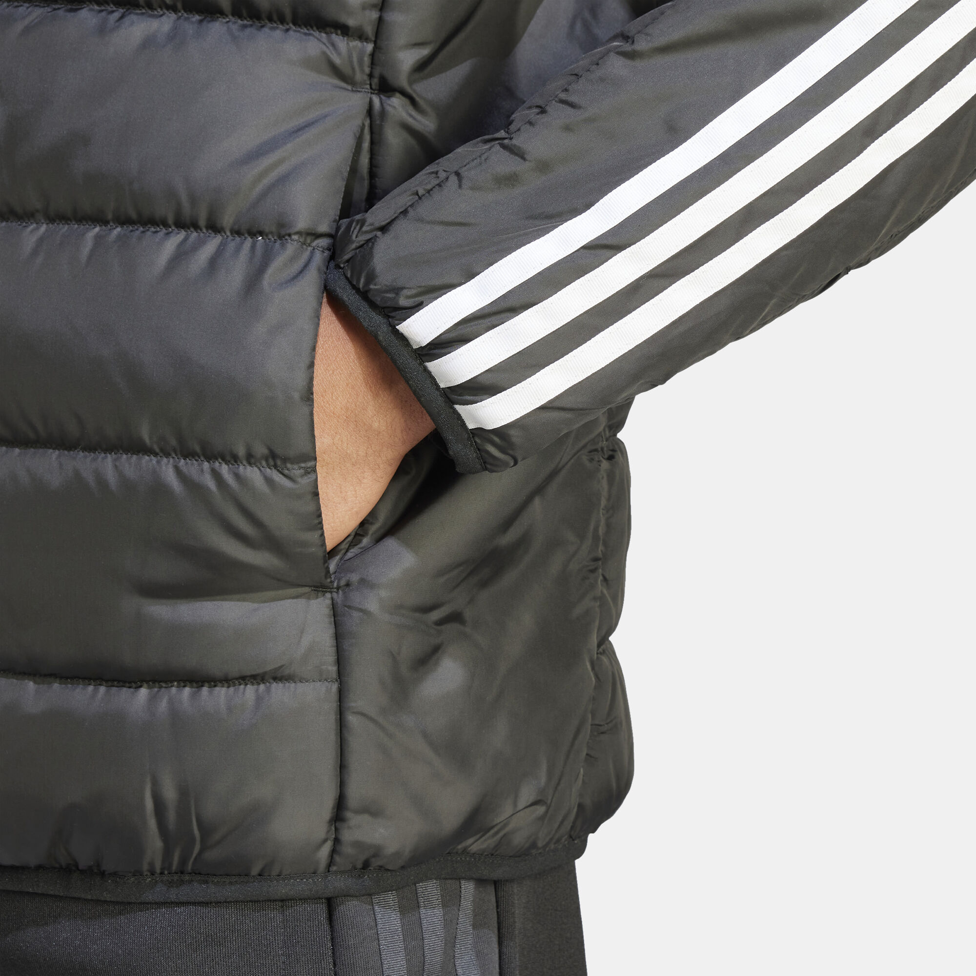 Men s Essentials 3 Stripes Light Down Jacket