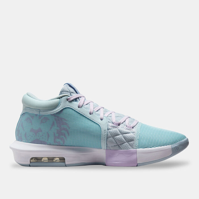 Nike LeBron Witness 8 Basketball Shoes Blue image number 2