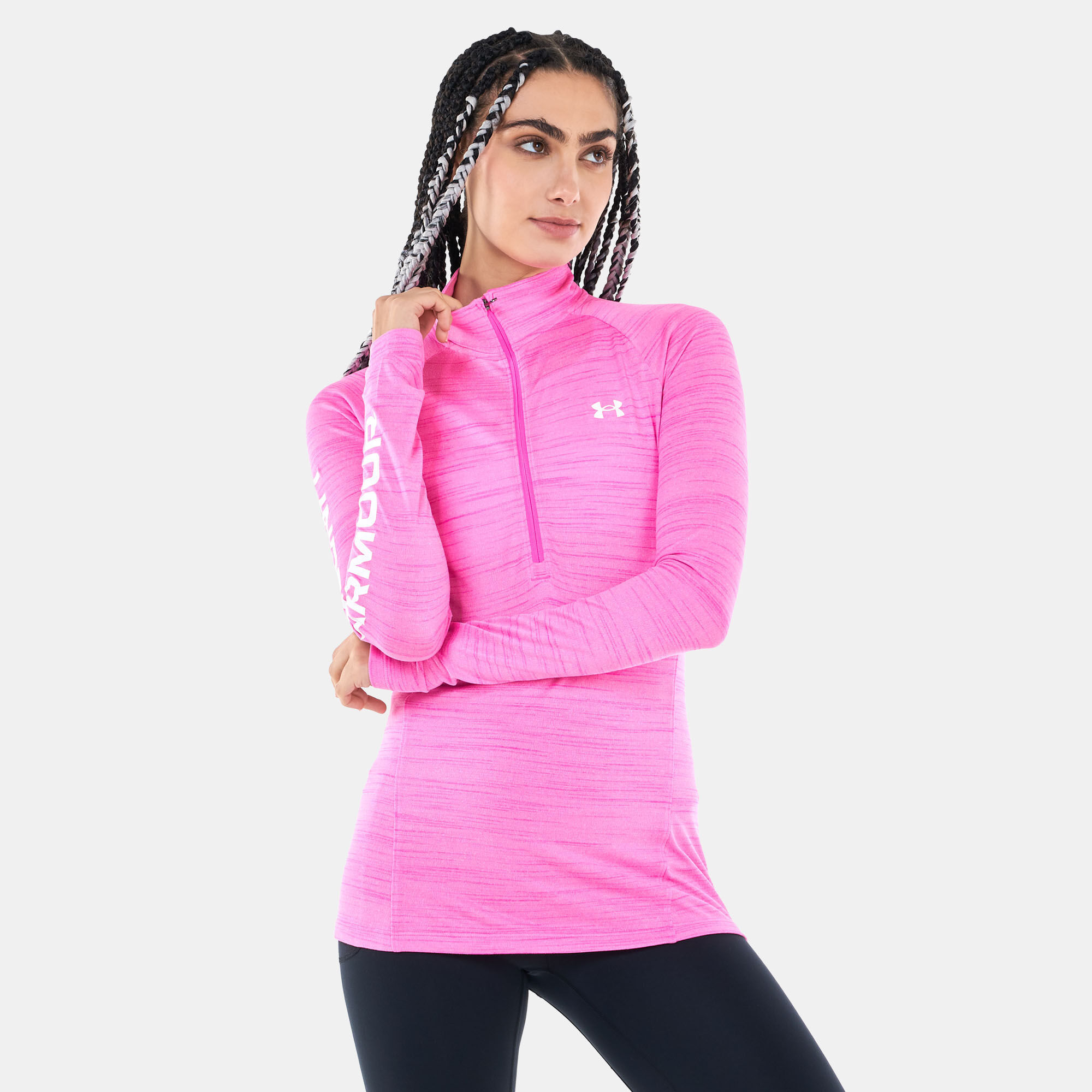 Buy Under Armour Women s UA Tech Evolved Core Zip Training Top