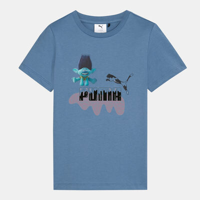 PUMA Kids' x Trolls T-Shirt Blue