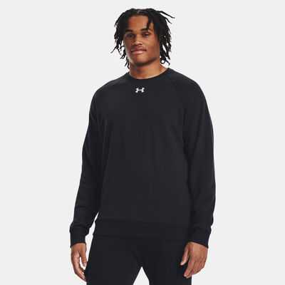 Under Armour Men's Rival Fleece Sweatshirt Black Under Armour Men's Rival Fleece Sweatshirt Black