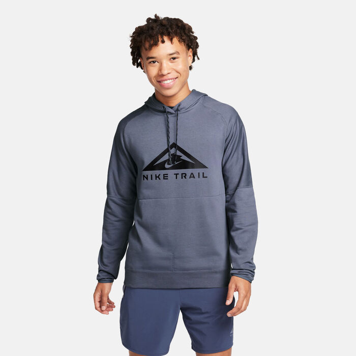 Nike Men's Trail Magic Hour Dri-FIT Running Hoodie Grey Nike Men's Trail Magic Hour Dri-FIT Running Hoodie Grey image number 0