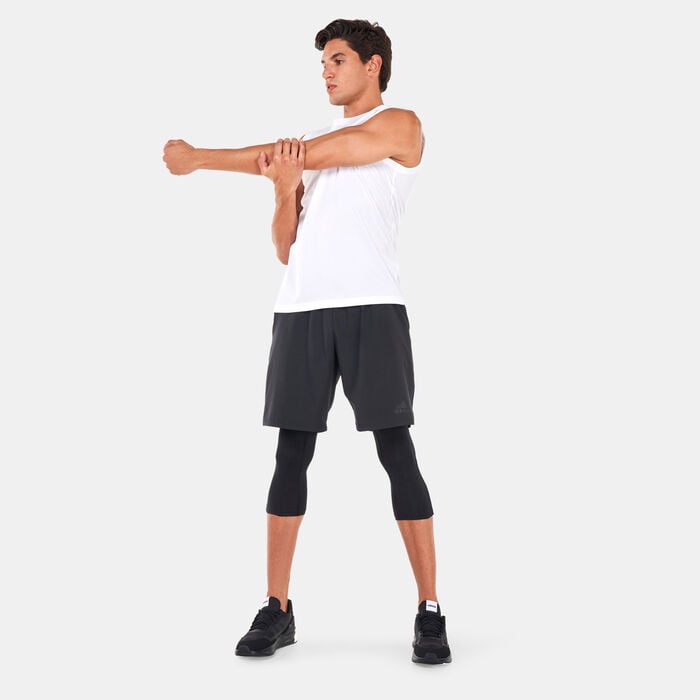 adidas Men's Techfit Training 3/4 Tights Black adidas Men's Techfit Training 3/4 Tights Black image number 2
