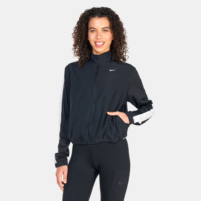 Nike Women's Dri-FIT Swoosh Run Jacket Black image number 0