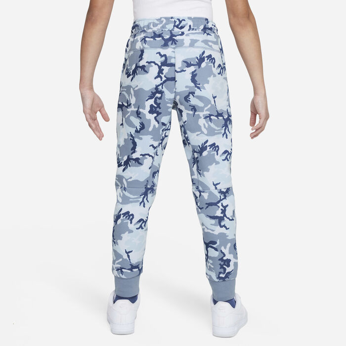 Nike Kids' Sportswear Tech Fleece Camo Joggers Blue Nike Kids' Sportswear Tech Fleece Camo Joggers Blue image number 1