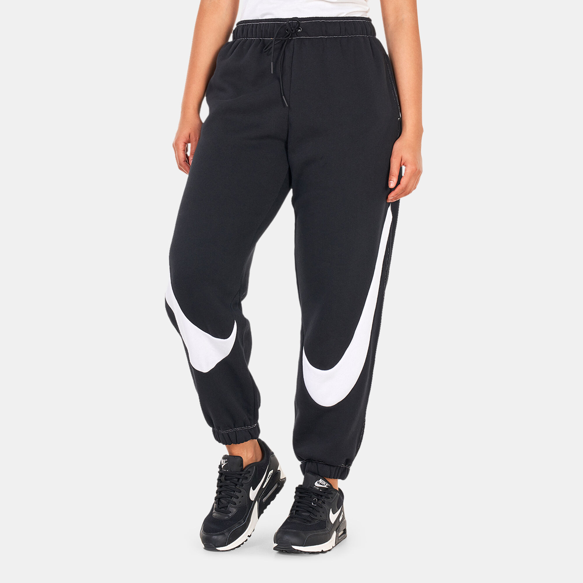 Women s Sportswear Swoosh Easy Fleece Joggers Black Nike in KSA SSS