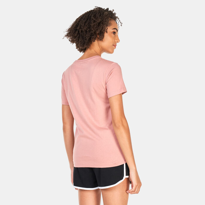 Converse Women's Chuck Patch Infill T-Shirt Peach Converse Women's Chuck Patch Infill T-Shirt Peach image number 1