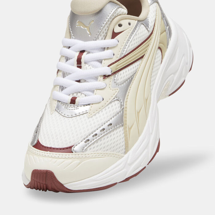 PUMA Women's Morphic Metallic Shoes White PUMA Women's Morphic Metallic Shoes White image number 4