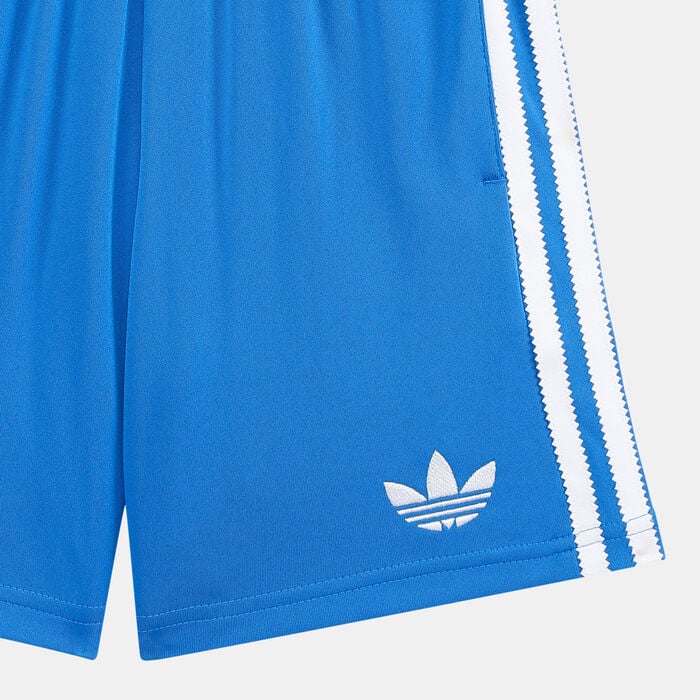 adidas Kids' Real Madrid 25/26 3rd Replica Football Shorts Blue adidas Kids' Real Madrid 25/26 3rd Replica Football Shorts Blue image number 2