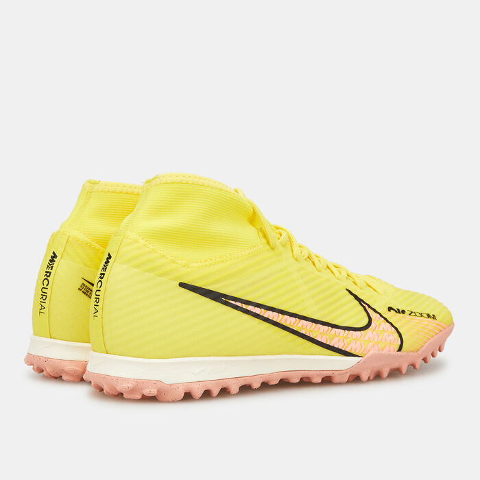 Nike Men's Mercurial Superfly 9 Academy Turf Ground Football Shoes yellow Nike Men's Mercurial Superfly 9 Academy Turf Ground Football Shoes yellow image number 2