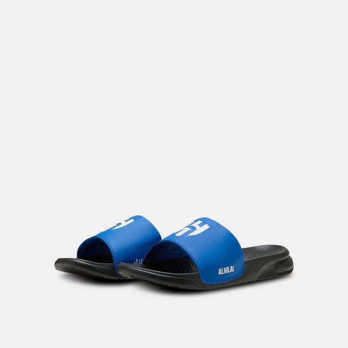 PUMA Kids' Softride Teamcat Al Hilal Slides Blue PUMA Kids' Softride Teamcat Al Hilal Slides Blue image number 1