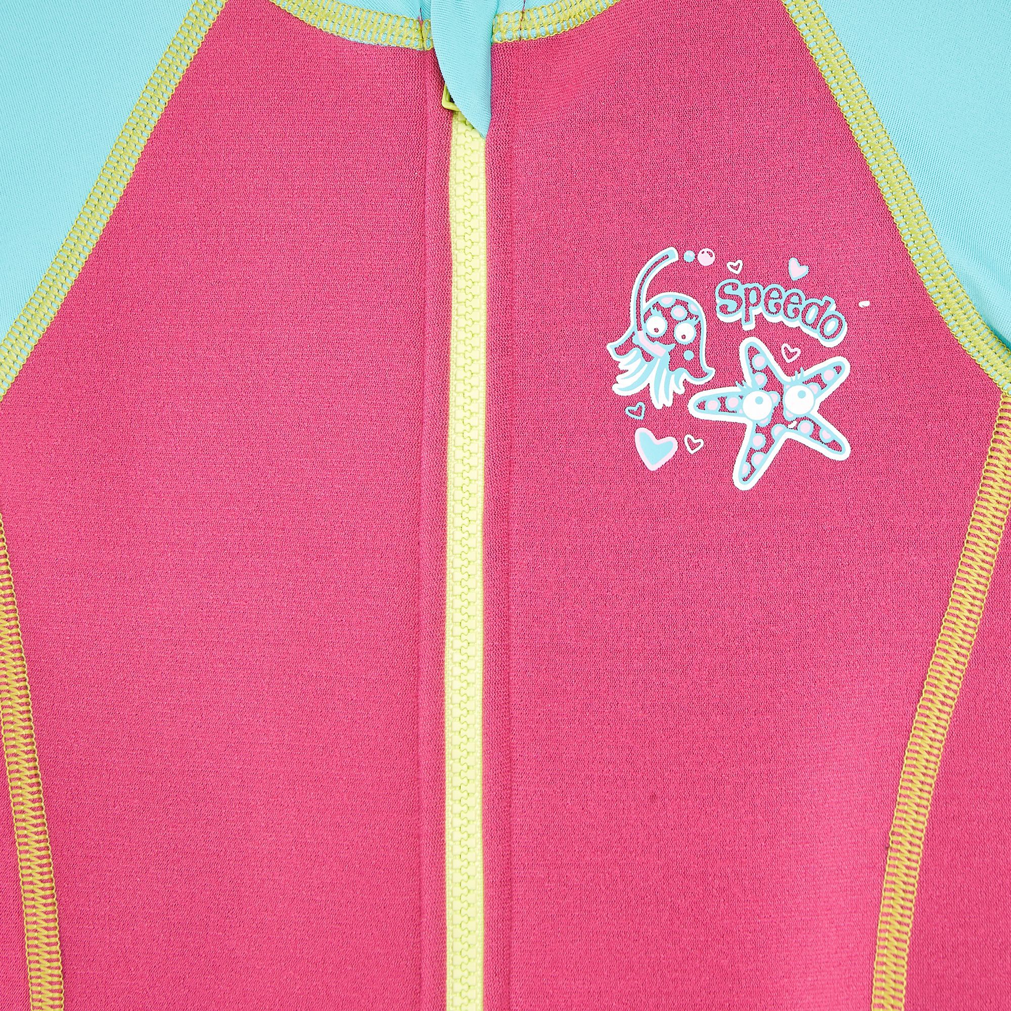 Buy Speedo Kids Sea Squad Hot Tot Suit Younger Kids Pink in KSA