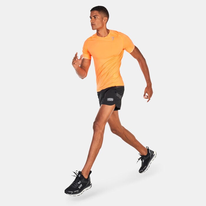 EA7 Emporio Armani Men's Vigor 7 T-Shirt Orange EA7 Emporio Armani Men's Vigor 7 T-Shirt Orange image number 2