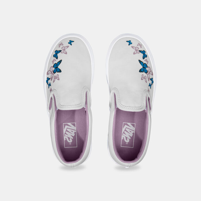 Vans Kids' Classic Slip-On Shoes (Younger Kids) White image number 3