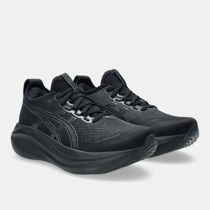 ASICS Women's GEL-NIMBUS 27 Running Shoes Black ASICS Women's GEL-NIMBUS 27 Running Shoes Black image number 1