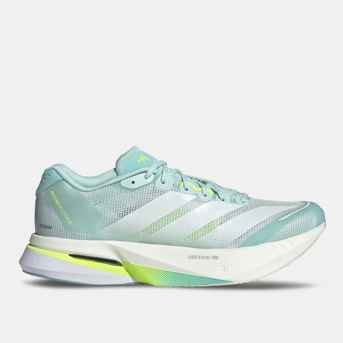 adidas Women's Adizero Boston 13 Shoes Blue adidas Women's Adizero Boston 13 Shoes Blue image number 0